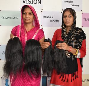 Extensions de cheveux humains Remy indiens vierges noirs, 100% cuticules alignées, double trame, lisses et ondulés, qualité supérieure - Product Image 4