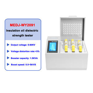 Equipamento de Teste de Tensão de Quebra de Óleo Isolante MEDJ-WY2091 Totalmente Automático 80kV Testador de Resistência Dieletrica de Óleo de Transformador - Product Image 3