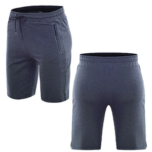 Pantalones Cortos Bermuda de Poliéster Tejido de Secado Rápido para Hombre, Color Negro, con Bolsillos, Cintura con Cordón Ajustable, Estilo Deportivo Casual, Corte Medio - Product Image 4