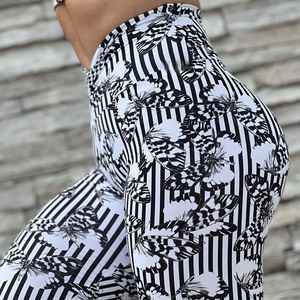 Femmes taille haute Jogging Leggings sans couture athlétique hanche levage Gym entraînement sport Fitness Yoga pantalon tricoté tissu Stretch - Product Image 5