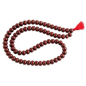 wholesale supplier Processed Fragrant Sandalwood Mala <b>Rosary</b> Chandan Jaapmala Tassel Wooden Maala For Meditation - Product Image 2