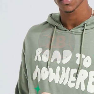 เสื้อสวมหัวแบบลำลองสำหรับผู้ชายเสื้อกันลมมีฮู้ดเสื้อสเวตเชิ้ตพิมพ์ลายพัฟสำหรับฤดูหนาว - Product Image 4