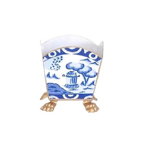 Poubelle décorative en fer de vente fraîche corbeille à déchets en métal poubelle Durable intérieur extérieur forme de taille personnalisée - Product Image 3