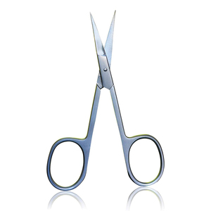 Ciseaux à cuticules en acier inoxydable légers et durables à lame incurvée fine et pointue, design à trou carré pour la beauté quotidienne - Product Image 4