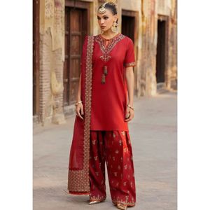 Étnico Farshi Shalwar vestido tradicional pakistaní ropa de mujer Ropa Étnica moda Cultural Shalwar Kameez ropa hecha a mano - Product Image 1