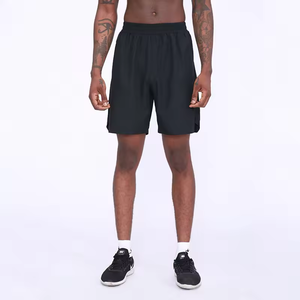 Shorts de course et d'entraînement 2 en 1 pour hommes, légers, pour le yoga et la salle de sport, avec poches zippées - Product Image 1