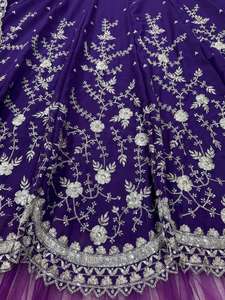 คอลเลคชั่นใหม่ lehenga choli กับด้าย georgette faux กับงานปักลำดับ lehenga choli กับงานลูกไม้ dupatta - Product Image 5