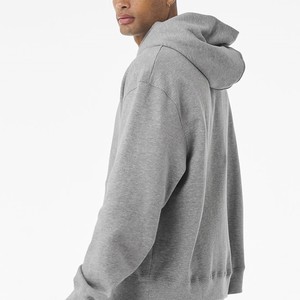 เสื้อมีฮู้ดแบบสวมหัวสำหรับผู้ชายเสื้อฟลีซหนาผ้าฝ้าย100% โอเวอร์ไซส์500gsm สตรีทแวร์สำหรับผู้ชายปี2025 - Product Image 3