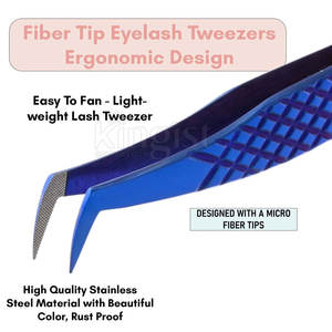 Pinzas para Pestañas de Tacto Suave con Curva Fina para una Aplicación Suave de las Pestañas, Pinzas para Pestañas Equilibradas - Product Image 6