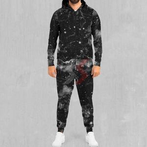 Nouveauté Survêtement de course pour homme, style urbain décontracté, respirant, 100% coton, hiver, uni, impression par sublimation - Product Image 1
