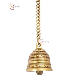 Atractivo Metal hecho a mano campanas de Navidad CADENA DE Metal instalación colgante Campana decorativa para bodas fiestas decoración festiva - Product Image 1