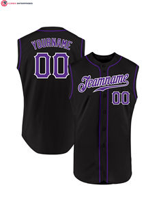 Haute qualité Sublimation impression Logo maillots de Baseball équipe blanc col en v maillots de Baseball bouton complet sans manches hauts de Baseball - Product Image 5