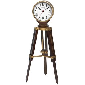 <b>Vintage</b> Handmade Nautical Clock Custom Made Brass & Wooden Standing Clock With Tripod Wholesale - Product Image 6