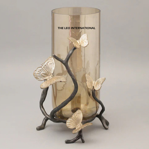 Jarrón y macetas de aluminio pulido dorado para regalos de boda y cumpleaños, la mejor calidad, jarrón minimalista para hoteles - Product Image 5