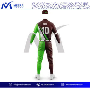 Uniformes de equipo de béisbol para hombre cómodos y transpirables con impresión de logotipo y nombre personalizados conjuntos de ropa atlética con estilo - Product Image 3