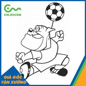 งานศิลปะตกแต่งผนังสไตล์อาร์ตเดโคสมัยใหม่ ลายฟุตบอล ภาพพิมพ์นามธรรมแบบมีกรอบ สีทอง ดำ น้ำเงิน กาแฟ ตกแต่งแขวนผนังธีมคริสต์มาส - Product Image 1