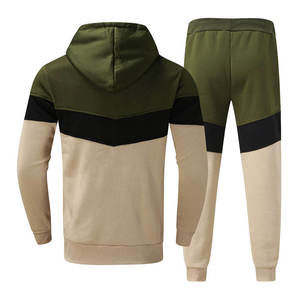 Survêtement pour homme de haute qualité en coton 100% en gros, manches longues à motif uni pour l'hiver, vente chaude - Product Image 2