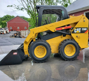 Venta caliente 0,7 Ton 0,8 Ton Mini Wheel Skid Loader 700kg 800kgs Skid Steer Loader Precio - Product Image 3