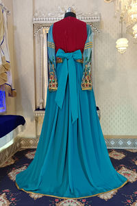 Caftán boda rosa y firozi - Product Image 4