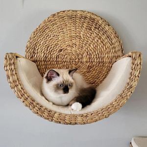 Lit pour animaux de compagnie en jacinthe tissé à la main de qualité supérieure // Top Design élégant fabriqué au Vietnam au meilleur prix - Product Image 4