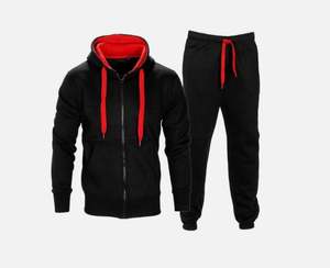 Ensemble de survêtement à capuche pour homme, style streetwear, 2 pièces, unisexe, sweat-shirt et pantalon de survêtement, fermeture à cordon, vêtements de sport décontractés - Product Image 3