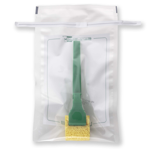 Kit d'échantillonnage de surface stérile avec éponge en cellulose et poignée pour un test de qualité pendant les KSS-67310-NE de production - Product Image 1
