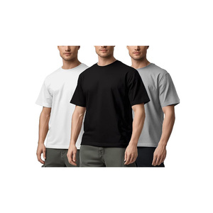T-shirts en coton durables à coupe classique, conçus pour un confort quotidien, dotés d'un tissu en coton respirant et d'un design personnalisé audacieux. - Product Image 3