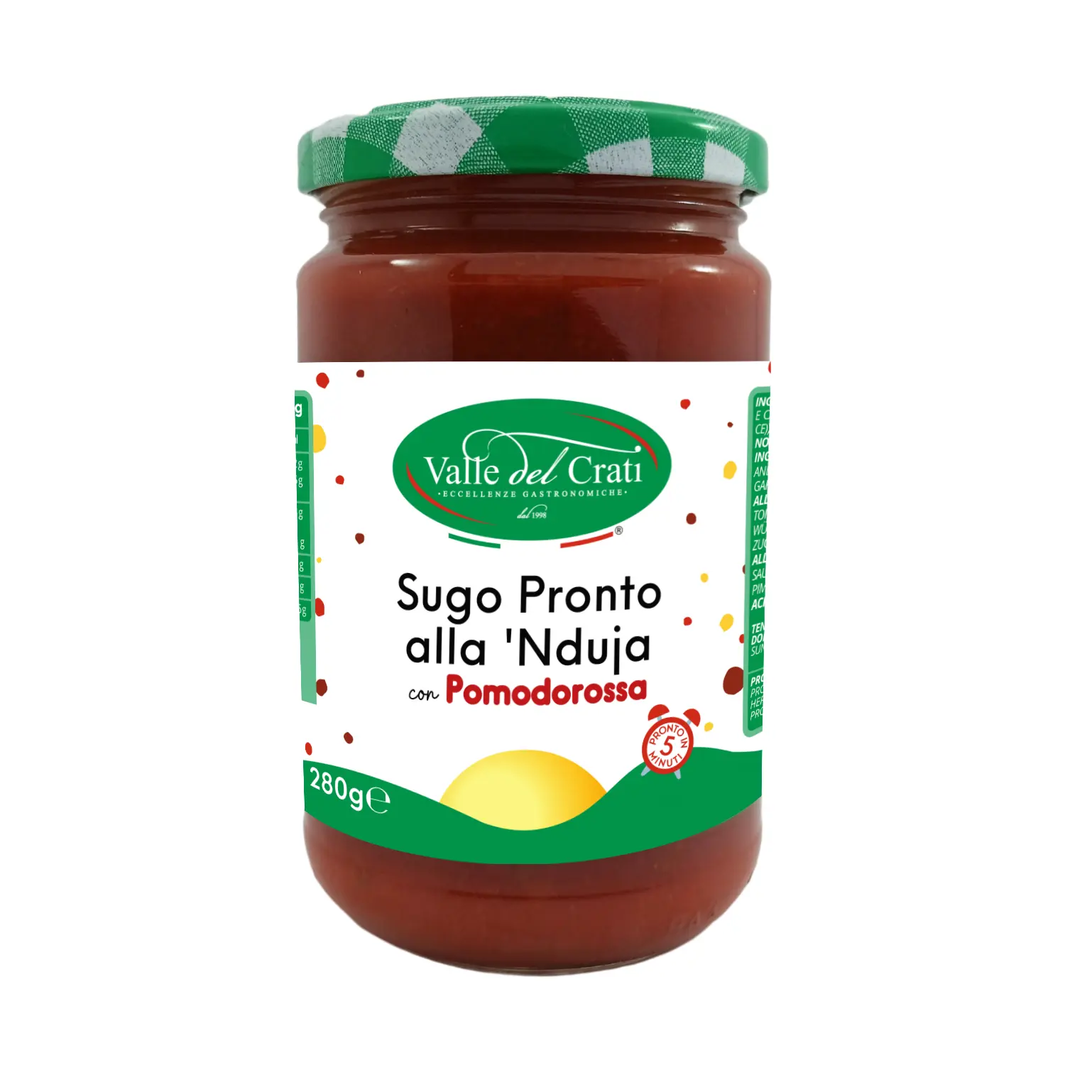 Calabrian Nduja الطماطم صنع في إيطاليا صلصة ميسون تعليب البرطمانات سهلة مفتوحة الطماطم Nduja لصق حار رائحة مع HACCP شهادة