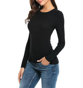 Las camisas de manga larga informales de algodón 100% con impresión de logotipo personalizado más vendidas para mujer Etiqueta Privada en blanco antiarrugas ecológica - Product Image 6