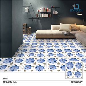 Alto grado Goodone gris perlado antideslizante 600x600mm sala de estar gris blanco acabado azulejo de porcelana - Product Image 3