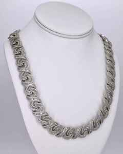 Cadena Cubana Personalizada con Eslabones Infinitos, Chapada en Oro con Moissanita, Estilo Hip Hop, para Compromiso, Plata de Ley 925 - Product Image 1