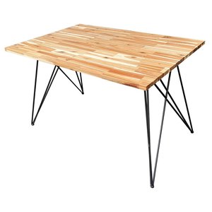 Pieds de meubles industriels en acier style épingle à cheveux CHB68045, 71 cm de hauteur, thermolaqués pour tables de cuisine et d'hôtel modernes, en fer - Product Image 4