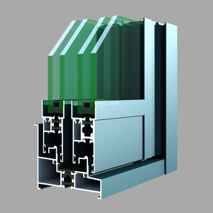 Fenêtres coulissantes à double vitrage modernes sur mesure HCKJ, isolation thermique, acier inoxydable, cadre en aluminium, <span class=keywords><strong>ouverture</strong></span> horizontale - Product Image 4