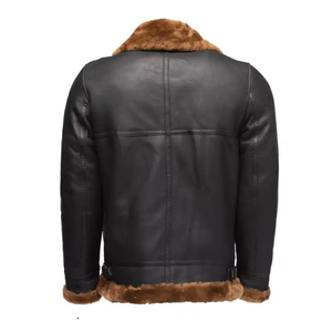 Vente en gros de veste en cuir 2025 pour hommes Fourniture en usine de vêtements d'extérieur chauds et élégants en cuir de vachette de haute qualité pour la saison froide - Product Image 2