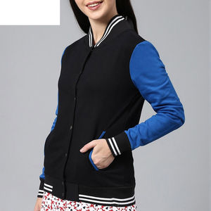 Veste universitaire pour dames avec broderie personnalisée/nouvelles vestes Letterman confortables pour femmes au design décontracté pour dames - Product Image 4