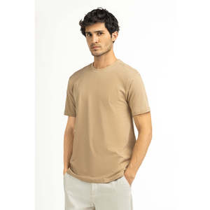 Camiseta Oversize de Corte Regular 100% Algodón, Transpirable y Antiarrugas, con Etiqueta Personalizada y Logotipo Sólido, Tejido Jersey de 260 g/m² - Product Image 3