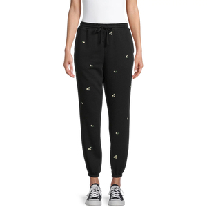 Pantalons de jogging d'hiver pour femmes Taille haute Séchage rapide Polaire Couleur unie Course à pied Randonnée Streetwear Pantalons de survêtement à prix avantageux - Product Image 1