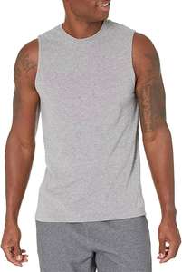 Summer Design Print Plain 100% Cotton Workout Tank Top Gym Muscle Tee Fitness Bodybuilding Sleeveless T Shirt for Men - Product Image 2