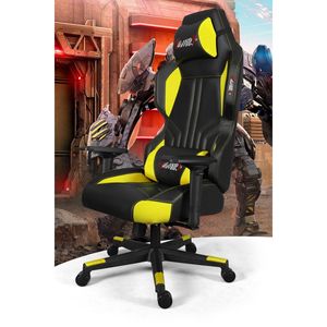 Sedia da gioco in pelle serie Çınar nera
