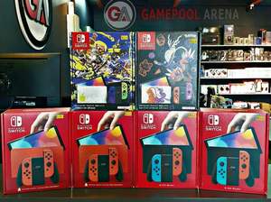 Ventes 100 % Nintendo Switch 2 64 Go 32 Go Console OLED avec Joy-Con bleu néon - Product Image 3