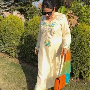 Costumes pakistanais pour fête Salwar Kameez avec Dupatta pour femme, costume Sharara, haut-palazzo, vêtements ethniques indiens, costume Eid - Product Image 1