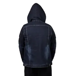 Veste en jean réversible en coton fini bleu denim de haute qualité, nouveau design, pour femme, vente en gros personnalisée par le fabricant - Product Image 4