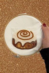 Beaded Embroidery Keychains And Seed Beads Bag <b>Accessories</b> Handmade Seed Beads Embroidery Bag Charms With Festival Designs - Product Image 5