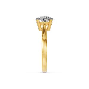 Anillo de Diamante Cultivado en Laboratorio de Calidad Premium, Claridad VS, Corte EF, 1.85ct, Redondo Brillante, Oro Blanco de 9K, Certificado IGI para Mujer - Product Image 3