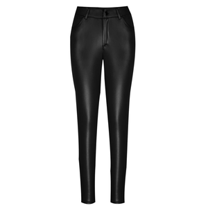 Pantalon en cuir véritable 100% de haute qualité pour dames Streetwear décontracté respirant avec prix bon marché pour l'hiver - Product Image 3