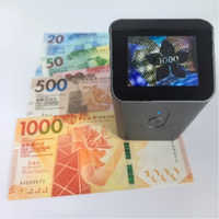 Détecteur de billets laser mini X51 avec écran de 10,1 pouces, compteur de billets qui détecte les billets de banque en roubles russes, livres turques, dollars hongkongais, francs suisses, détecte les billets suspects