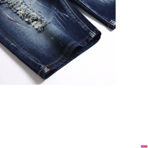 Shorts de Mezclilla Sensel Sports Y2k de Alta Calidad, Personalizados al por Mayor, con Bolsillo Trasero Bordado, Estilo Urbano, Corte Regular, 100% Mezclilla - Product Image 6