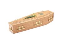 Venta al por mayor ataúdes de madera de alta calidad-ataúd de madera maciza natural-ataúdes personalizados y ataúd para funeral