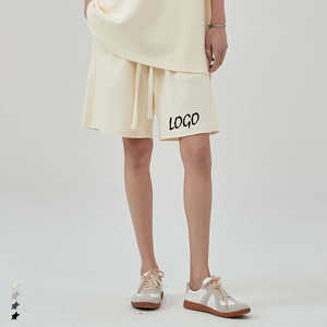 กางเกงขาสั้นผ้าหนา 350 กรัม คุณภาพพรีเมียม สำหรับผู้ชายและผู้หญิง ความยาวระดับเข่า ผลิตจากโพลีเอสเตอร์/คอตตอน เหมาะสำหรับใส่เล่นกีฬาหรือลำลอง บริการ OEM - Product Image 3