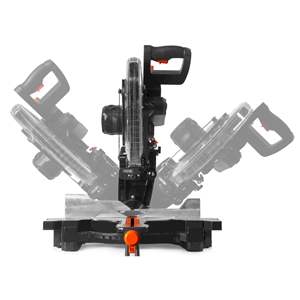 Scie à onglet coulissante à double biseau de 12 pouces, 15 A, avec laser, alimentation électrique par batterie, pour le bricolage industriel, le bois et le métal - Product Image 3